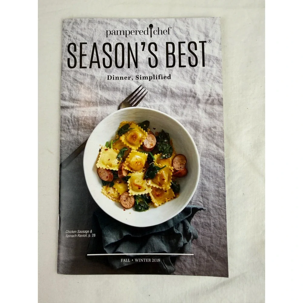 Pampered Chef Seasons Best Recipe‎ Book Lot of 5 2011-2020 Cookbooks Multi-Year